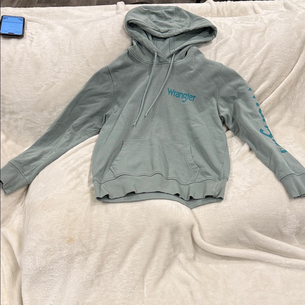 Wrangler Sage Green Pullover Hoodie